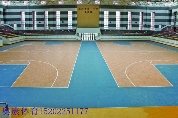 室内篮球场运动木地板